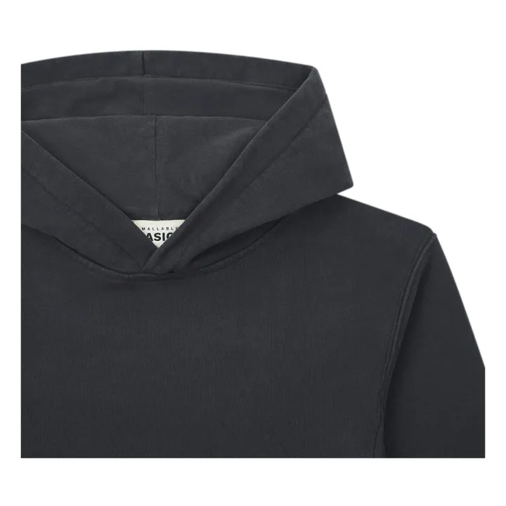 SMALLABLE BASICS Hoodie Garçon Coton Bio | Noir