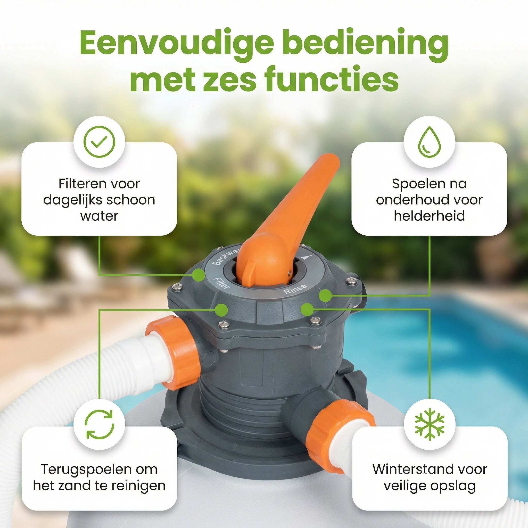 Bestway 8.327 l/u zandfilterpomp