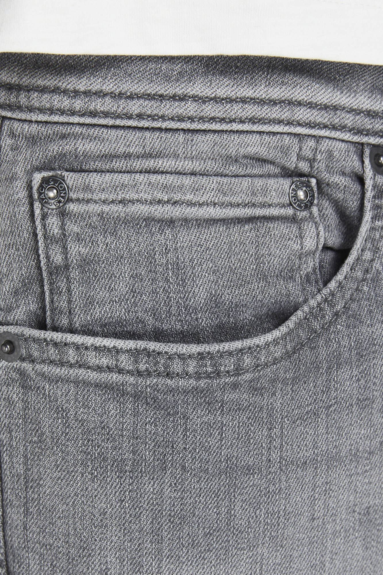 Vaquero corte slim - Cinza