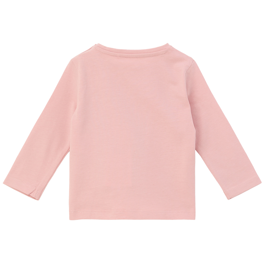 s.Oliver Langarmshirt Herz rosa