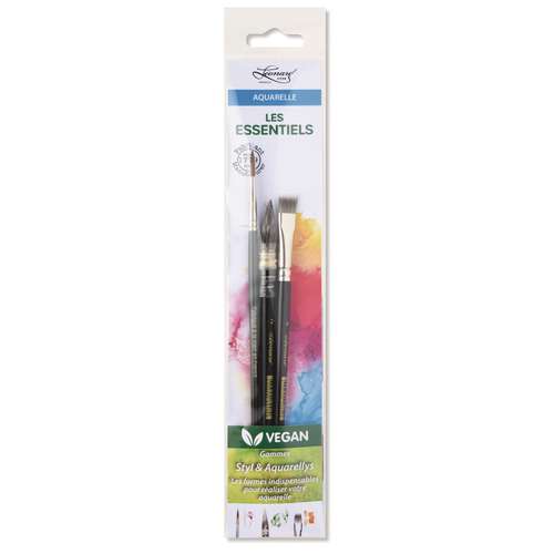 Léonard Aquarellpinsel-Set, Serie Vegan ESSENTIALS