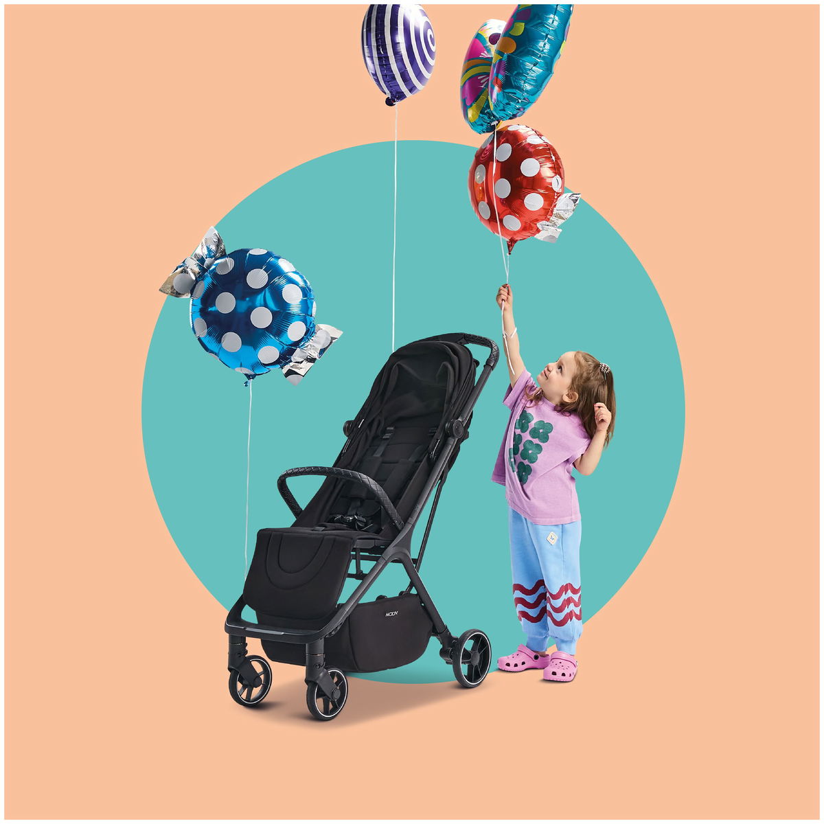 MOONMOON   Buggy ZOÉ anthrazit