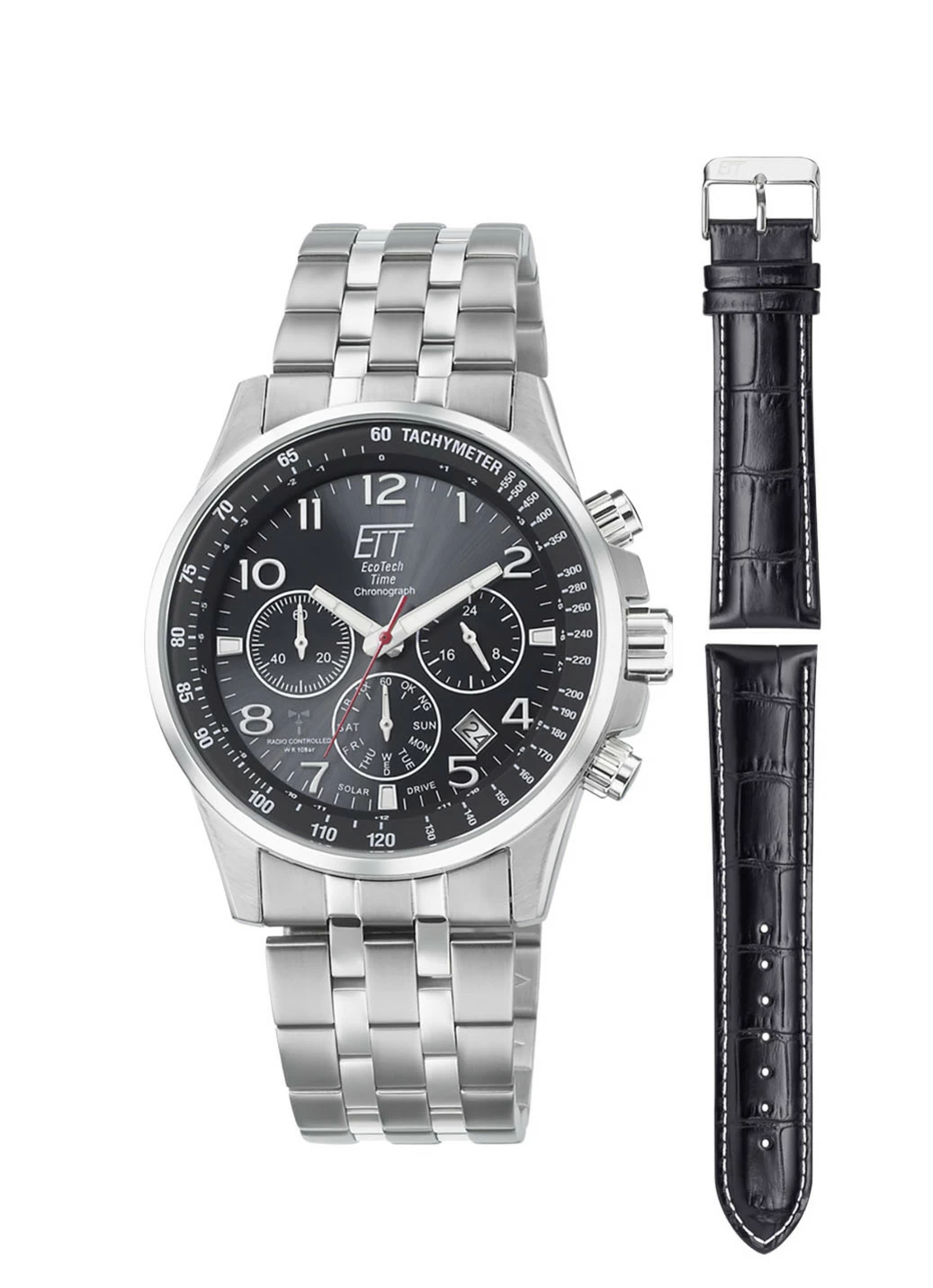 Sportlicher Chronograph mit Wechselband