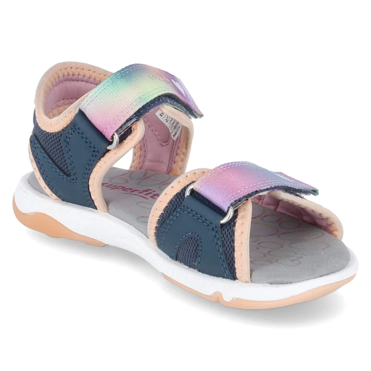 SuperfitSandalen PEBBLES - blau/orange