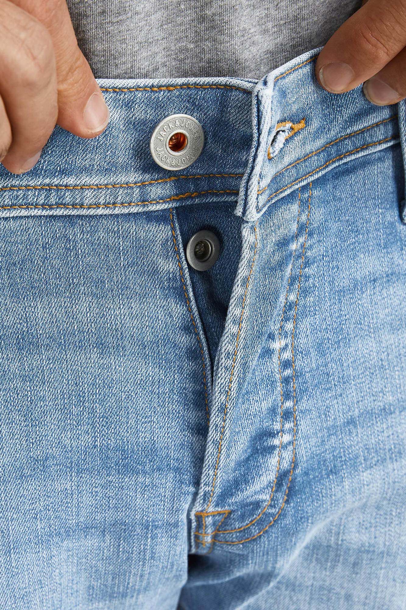 Calça jeans slim fit - azul médio