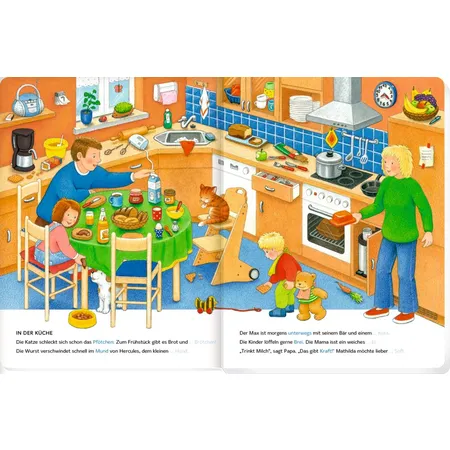 Coppenrath Verlag Bilder suchen - Wörter finden: Bei uns zu Hause (Buchbonus)