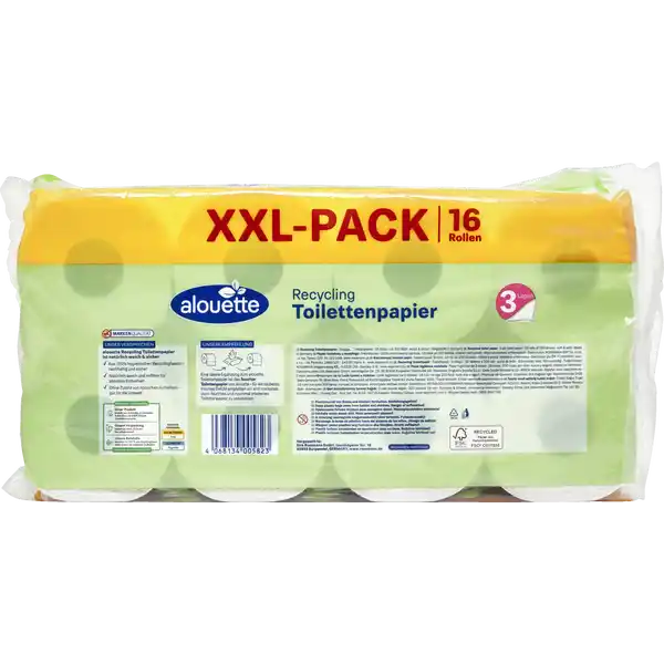 alouette Toilettenpapier Rec 16x200