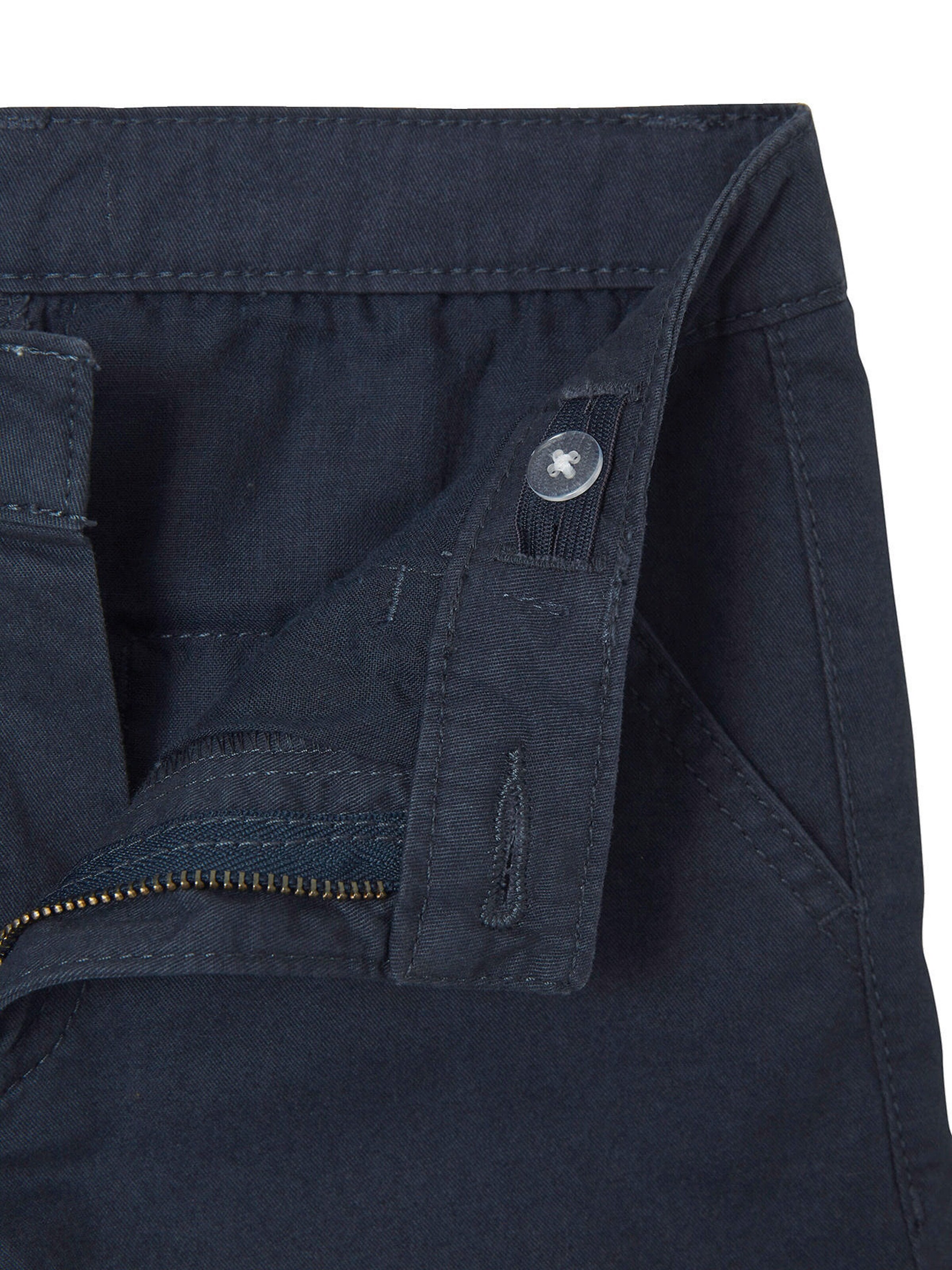Vertbaudet Jungen Chino-Shorts, Bundweite verstellbar blau