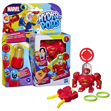 Hasbro Hydro Pods Marvel Wasser-Rüstungs Sortiment, 1 Packung, 2-fach sortiert