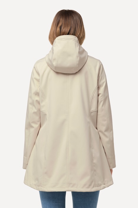 HYPRAR Softshelljacke, wasserabweisend, Fleecefutter, Kapuze