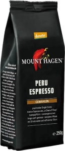 Mount Hagen Espresso Peru gemahlen demeter, 250 g