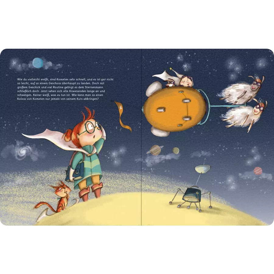 arsEdition Der Sternenmann und die furchtlose Prinzessin Luna (Pappbilderbuch)