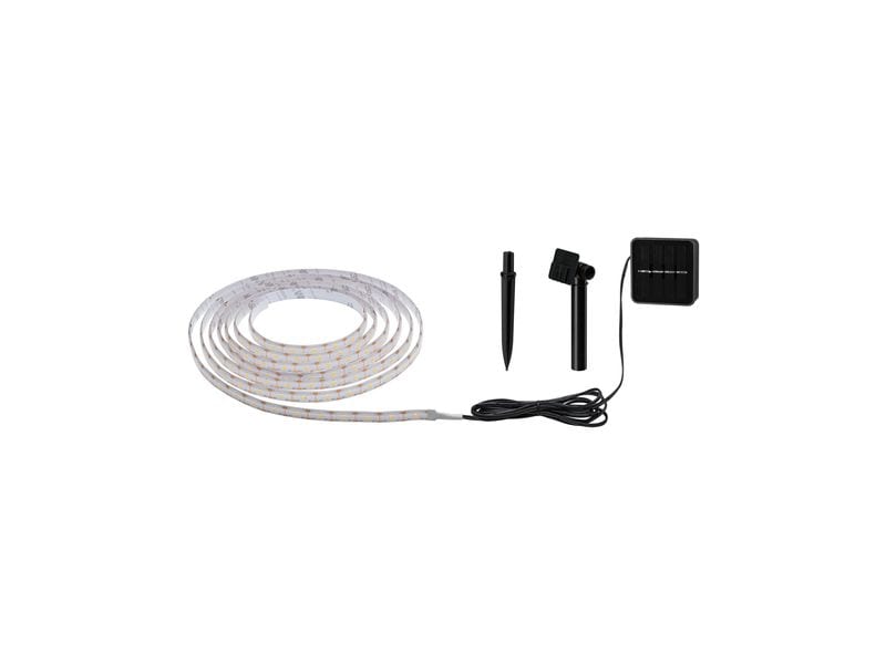 Paulmann LED Stripe Solar 3 m Dämmerungssensor und Akku Universalstreifenleuchte