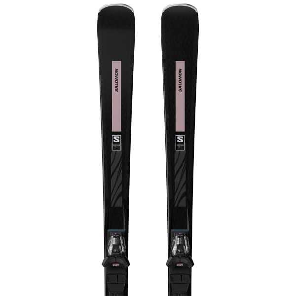 Pack ski SALOMON S/MAX N°8 + M10 GW L80 BLACK / ROSE GOLD MET