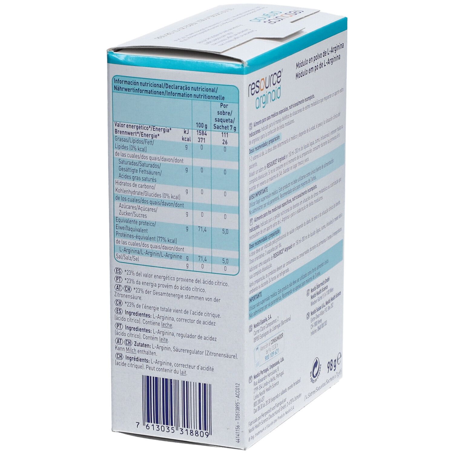 NESTLE Health Science Resource® Arginaid