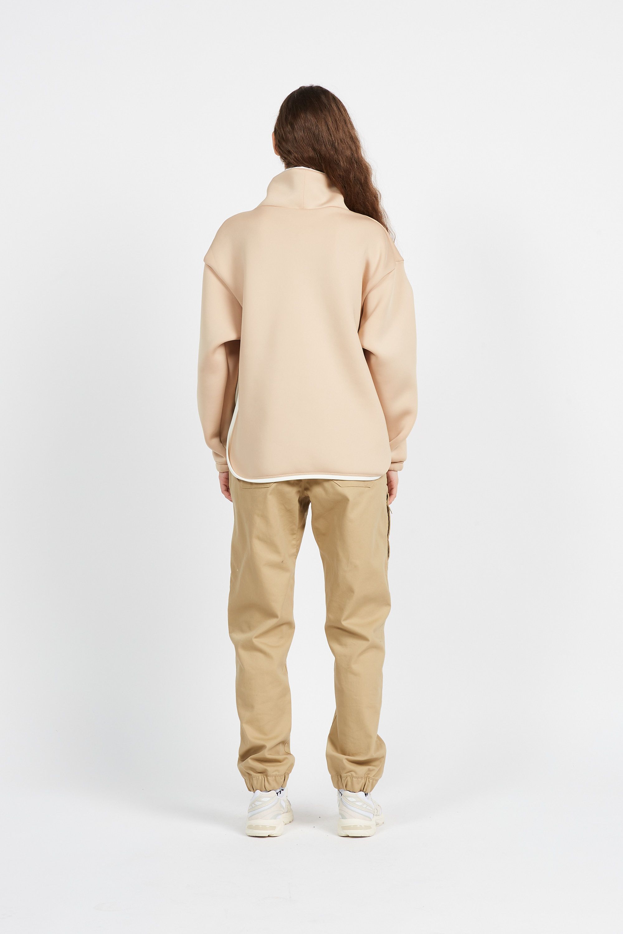 ADIDAS SWEAT FUNNELNECKSWEAT Beige