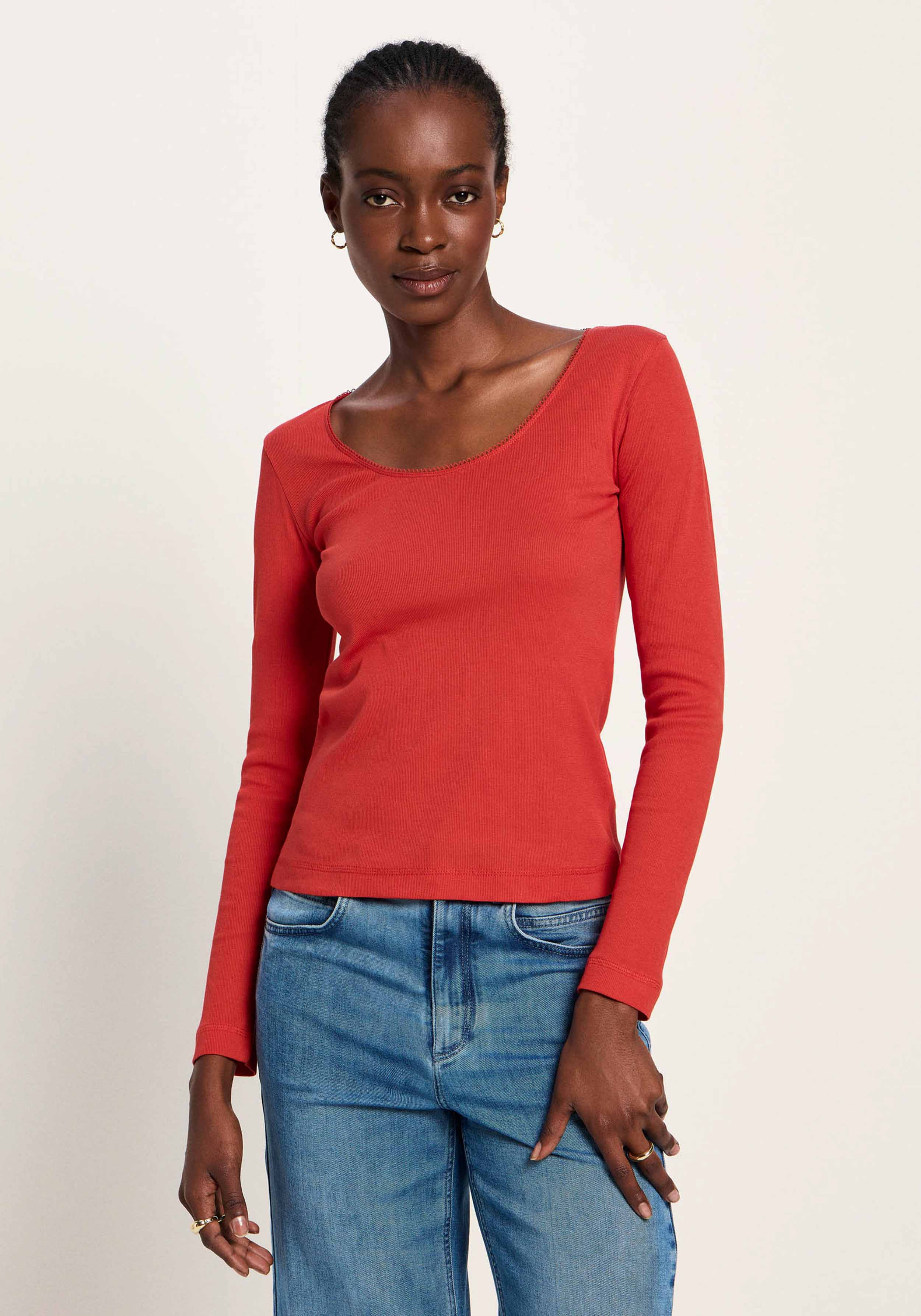 Lanius Langarmshirt Red Alert