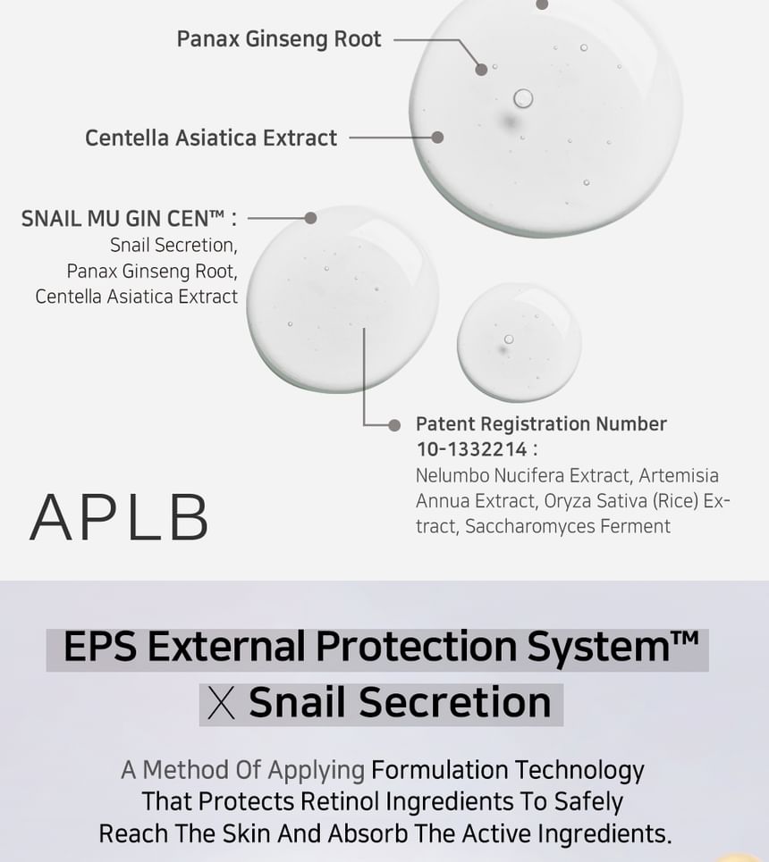 APLB - Slakkenslijm Ginseng Ampullen Serum Set