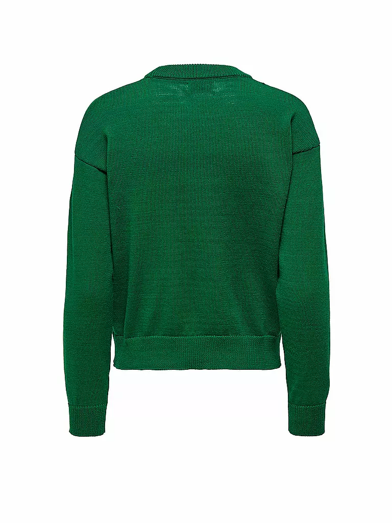 ONLY Pullover  ONLXMAS grün