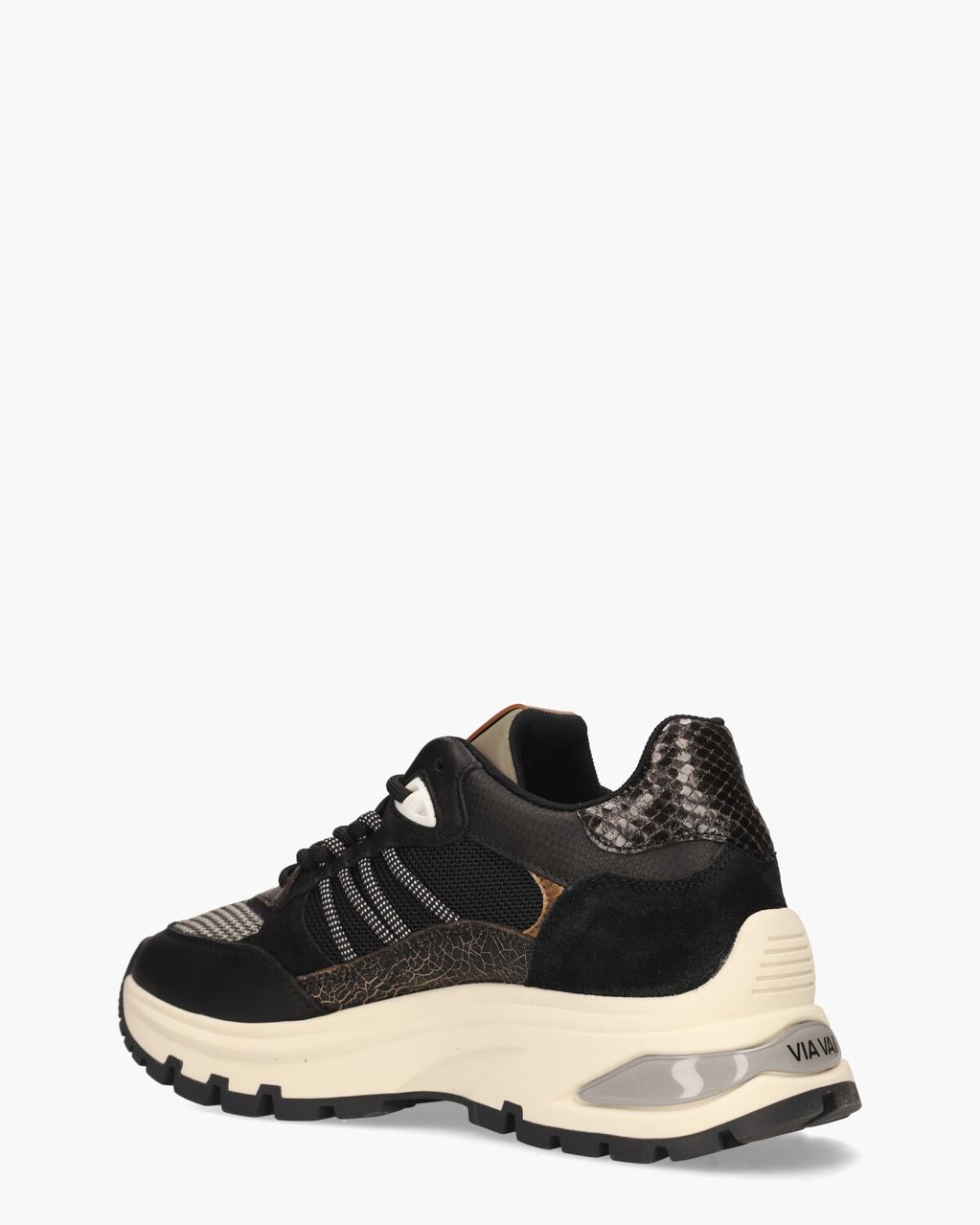 Via Vai Liz Dae Zwart Damessneakers