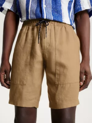Shorts utilitários de linho Harlem Relaxed