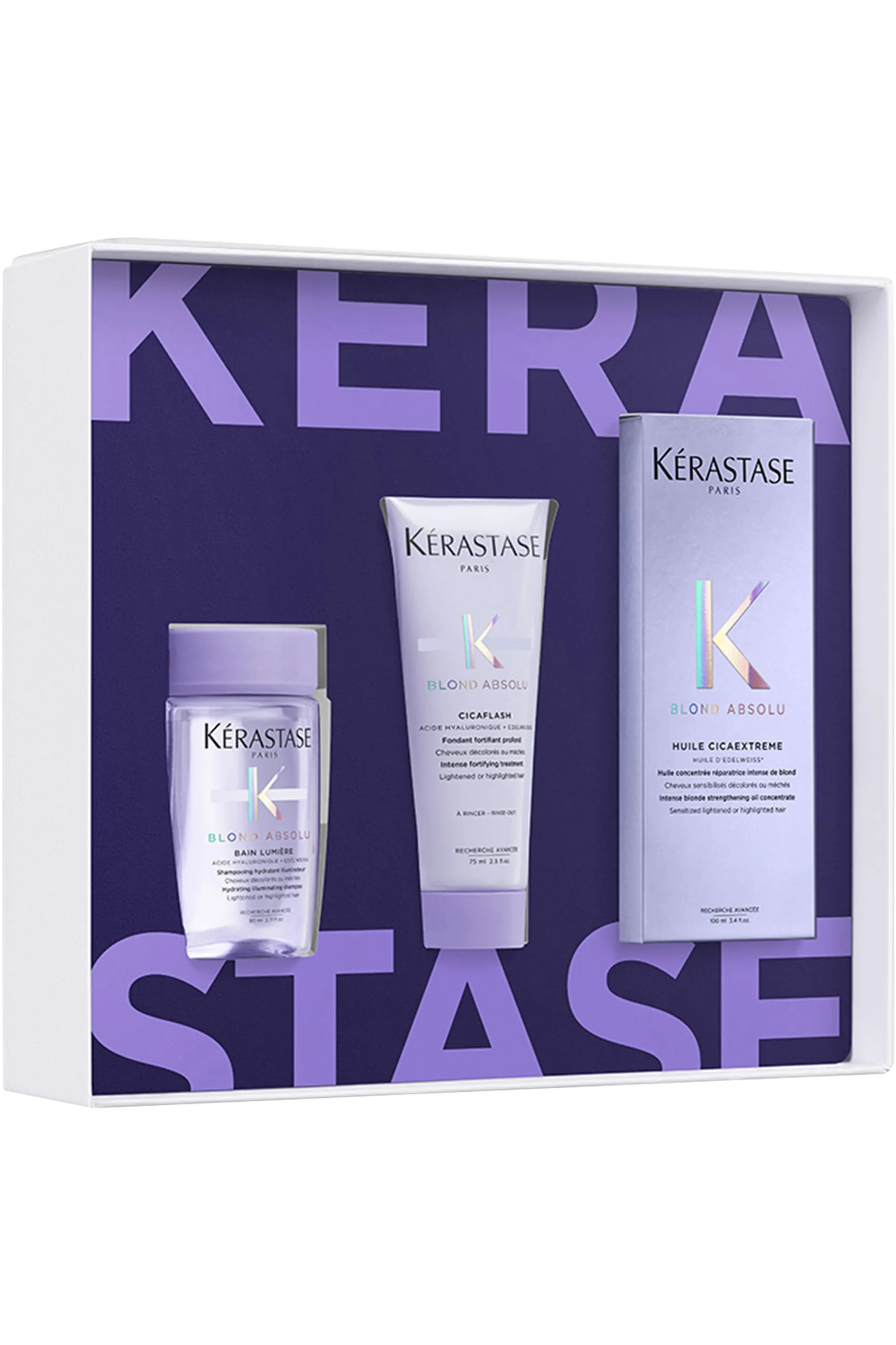 Kérastase Coffret découverte pour cheveux blonds Blond Absolu-255 ml