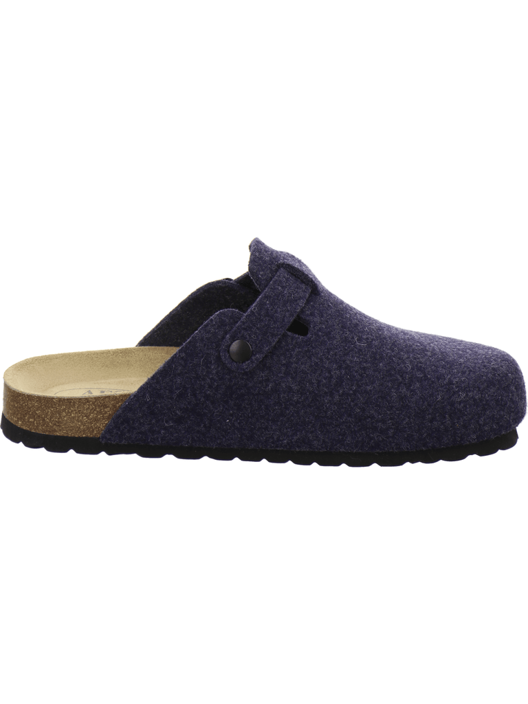 Filz Hausschuhe Herren blau