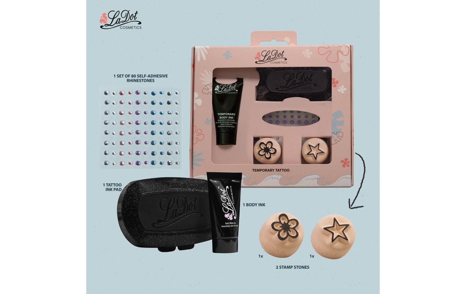 Tattoostempel Set 1Tattoo Set für das perfekte Outdoor-Make-Up