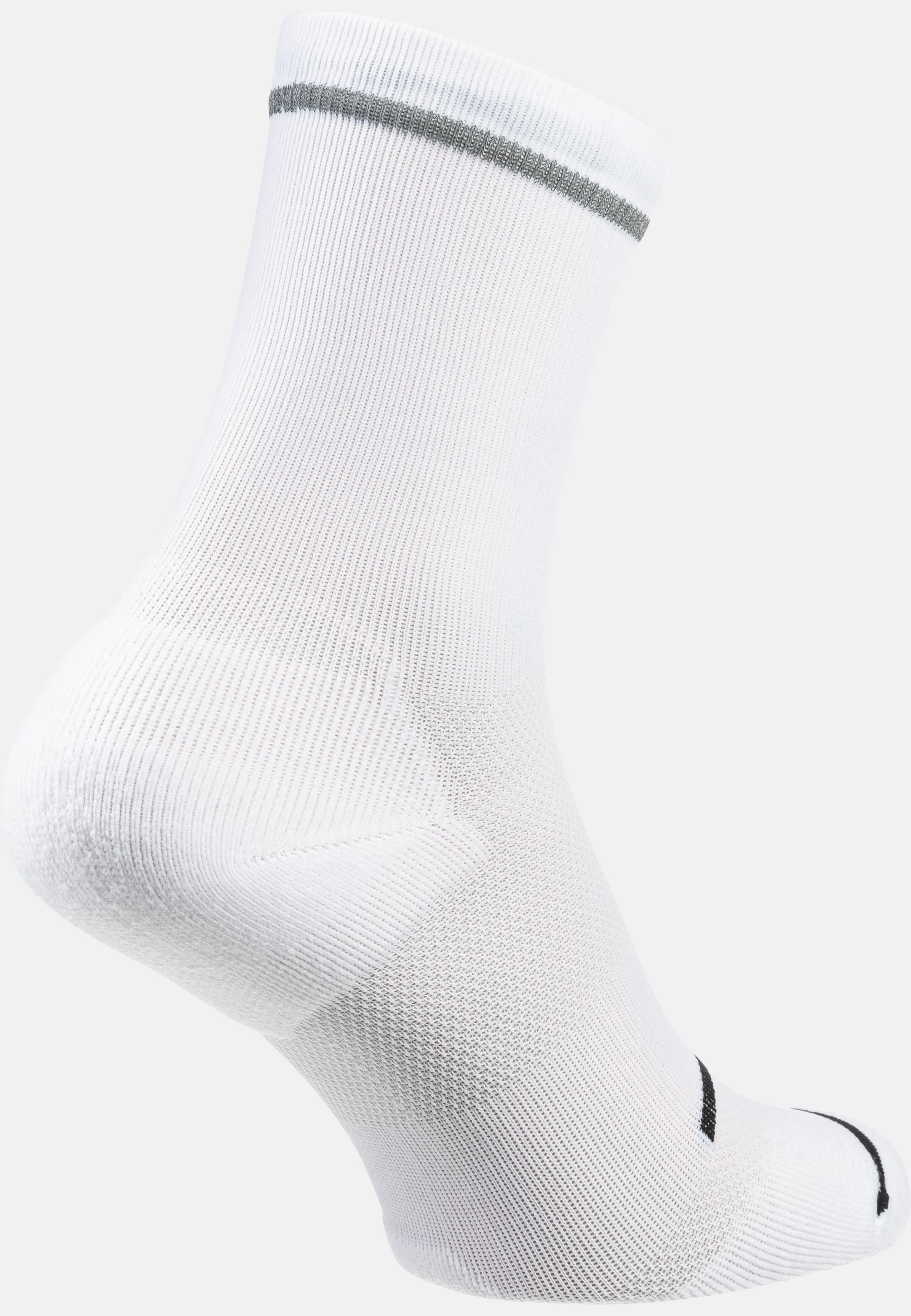 Ceramicool Micro-Crew Radsocken mit reflektierenden Details in white