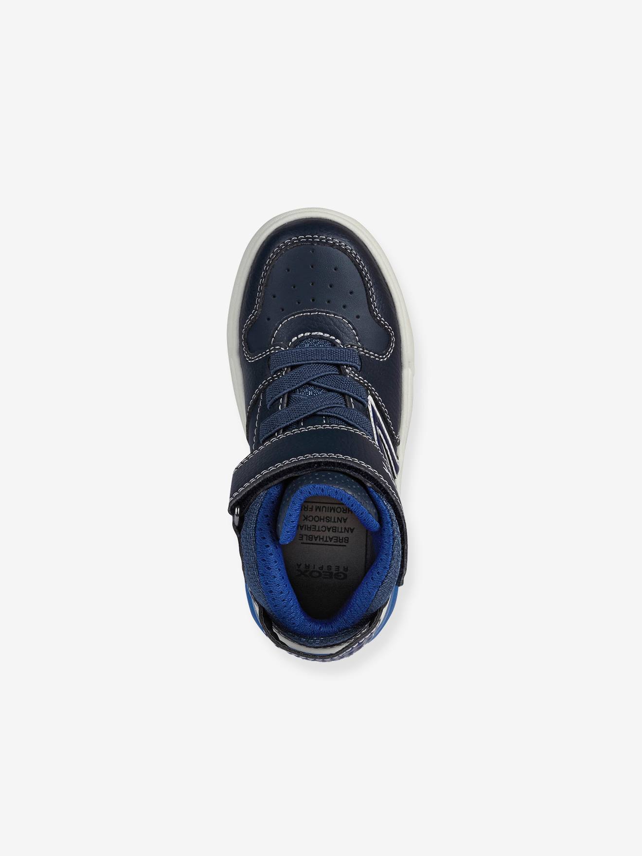Tênis MID J Grayjay Boy A GEOX® azul escuro liso com estampas