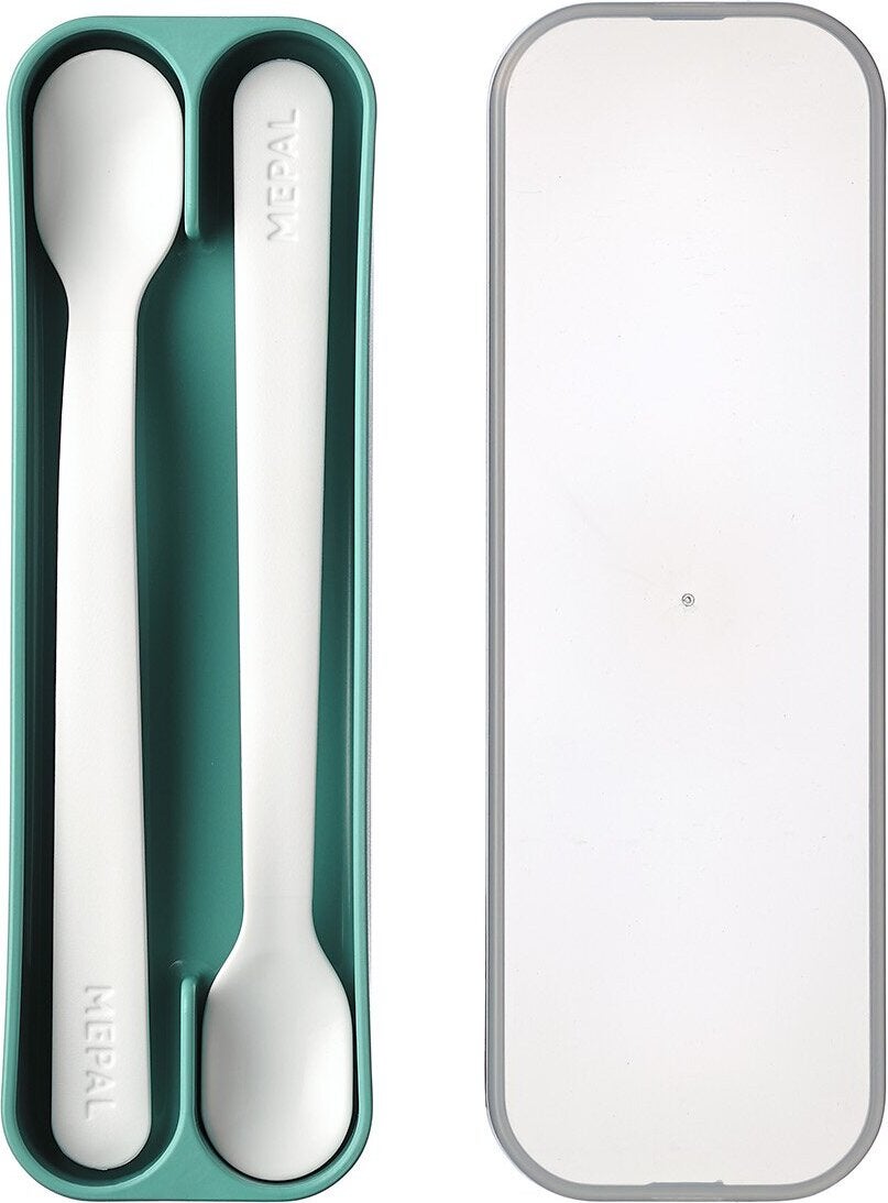 Mepal babylepelset Mio blauw 2-delig