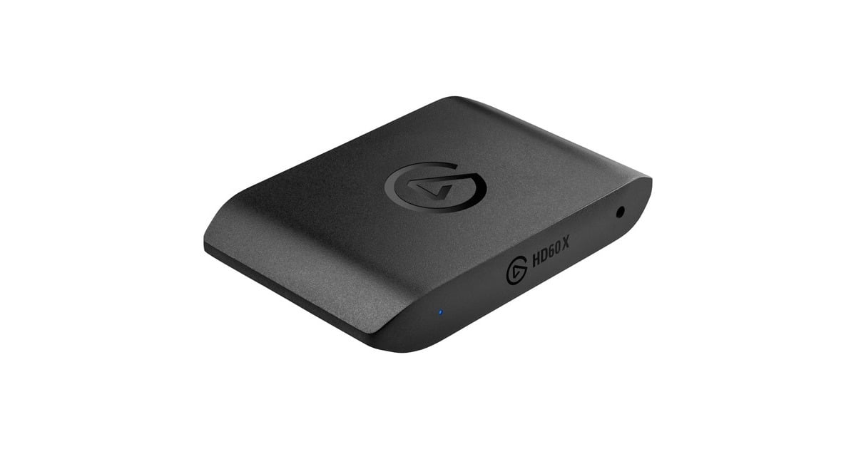 ElgatoHD60 X capture card  (Zwart | USB 3.2 Gen 1 (5 Gbit/s) | 2x HDMI)