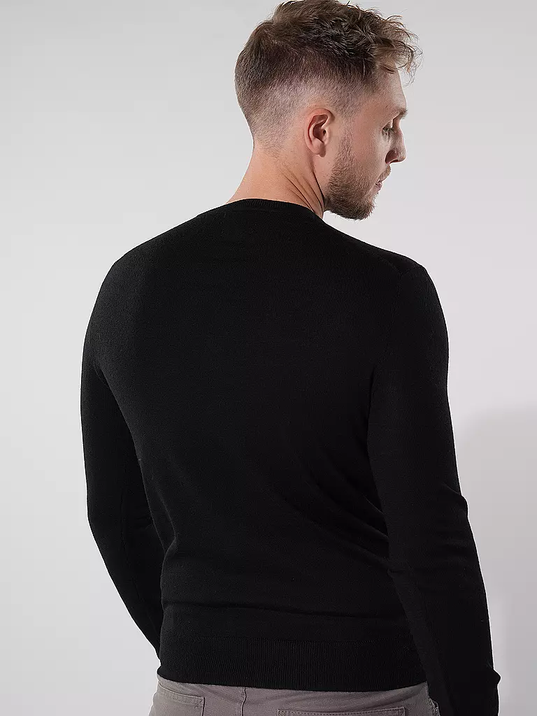 POLO RALPH LAUREN Pullover Slim Fit schwarz