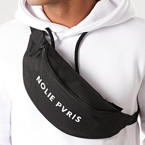 Sacoche Banane Logo Noir
