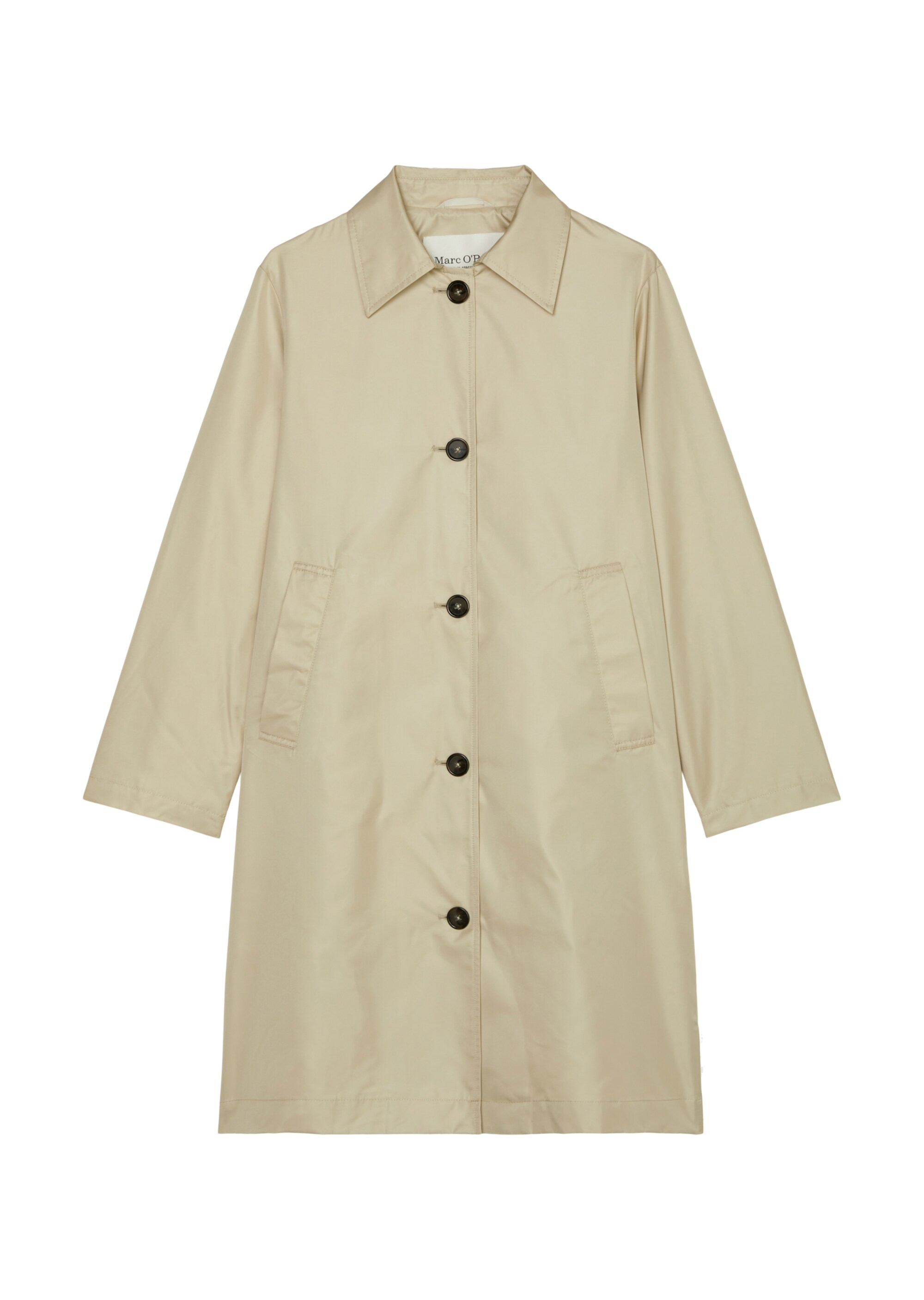 Car Coat A-Linieaus recyceltem Polyester
