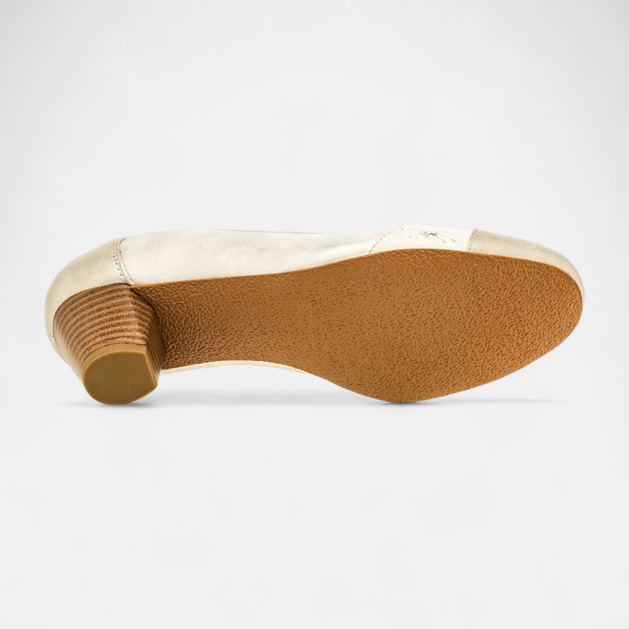 Escarpins pieds sensibles à talon Femme blanc