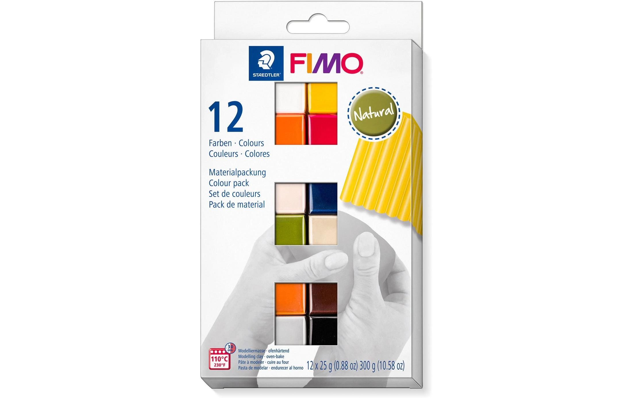 Modelliermasse Soft Set Natural Colours MehrfarbigWeiche und gut formbare Modelliermasse