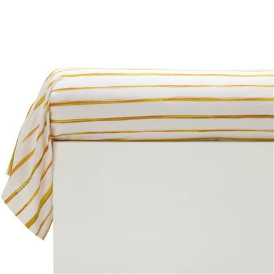 Linge de lit feuilles multicolores