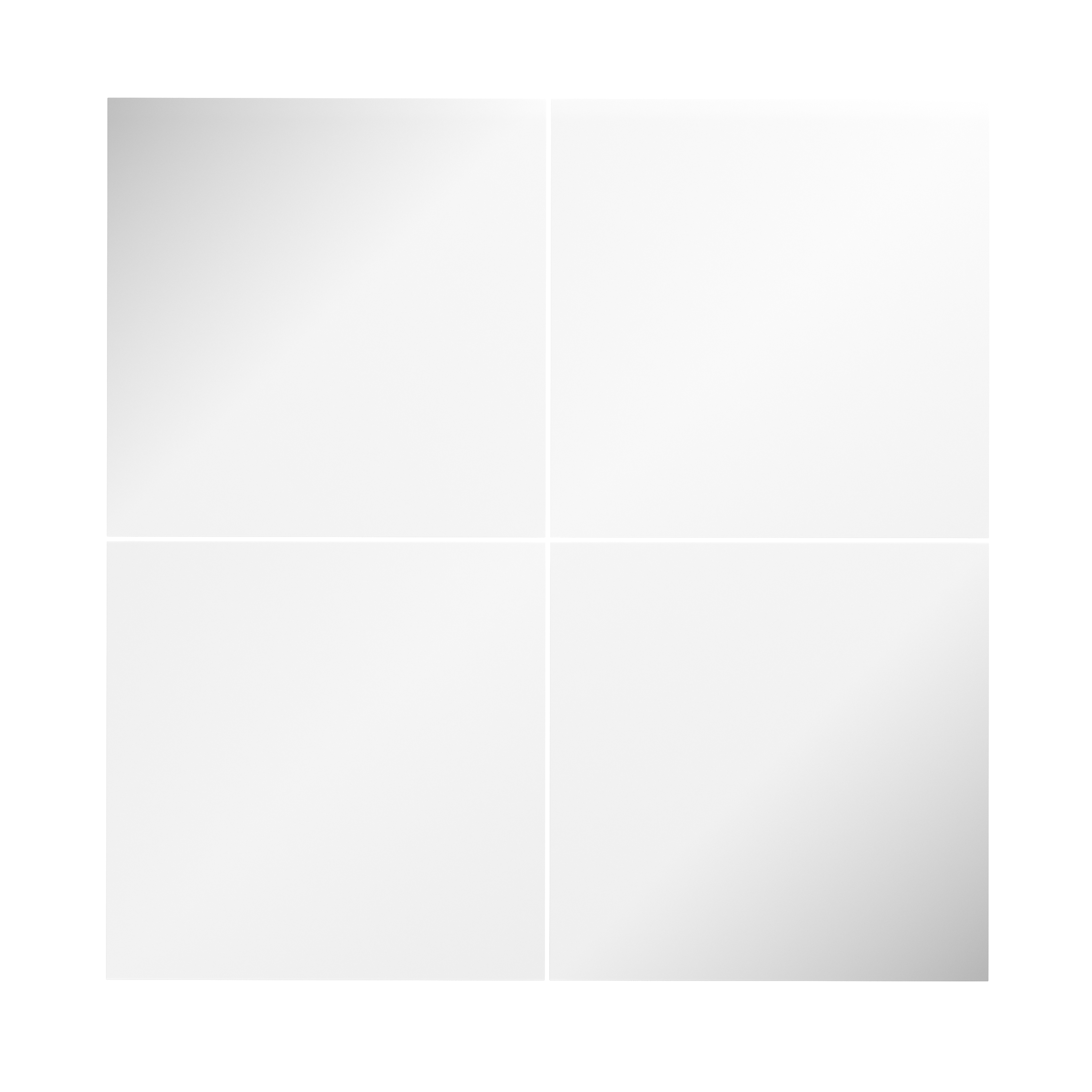 Spiegel Fliesen 4er Set 35 x 35 cm