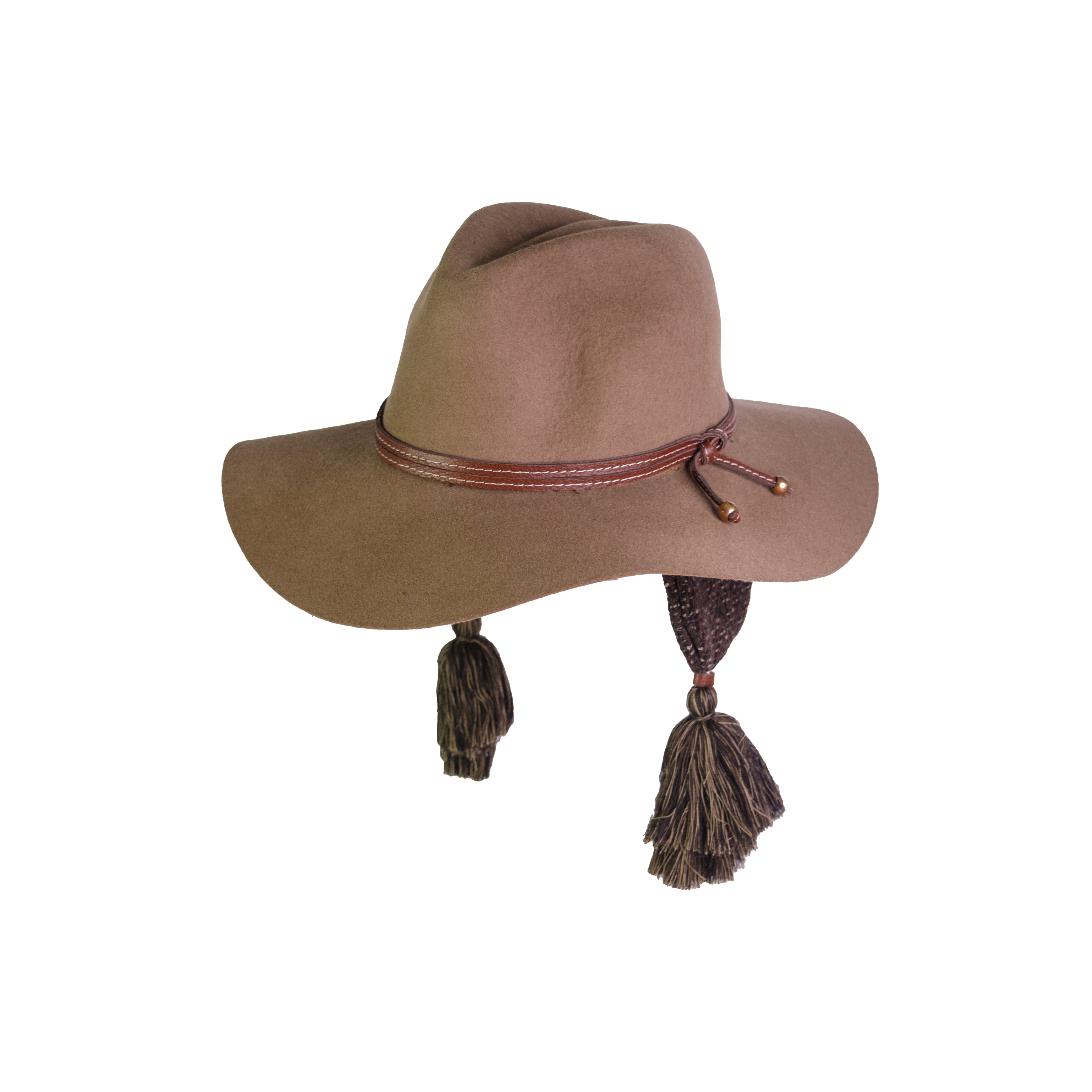 Chapeau classique en feutre à long bord