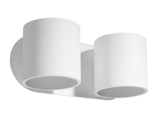 Sollux ORBIS Applique Murale Twin Round Up & Down Blanc G9