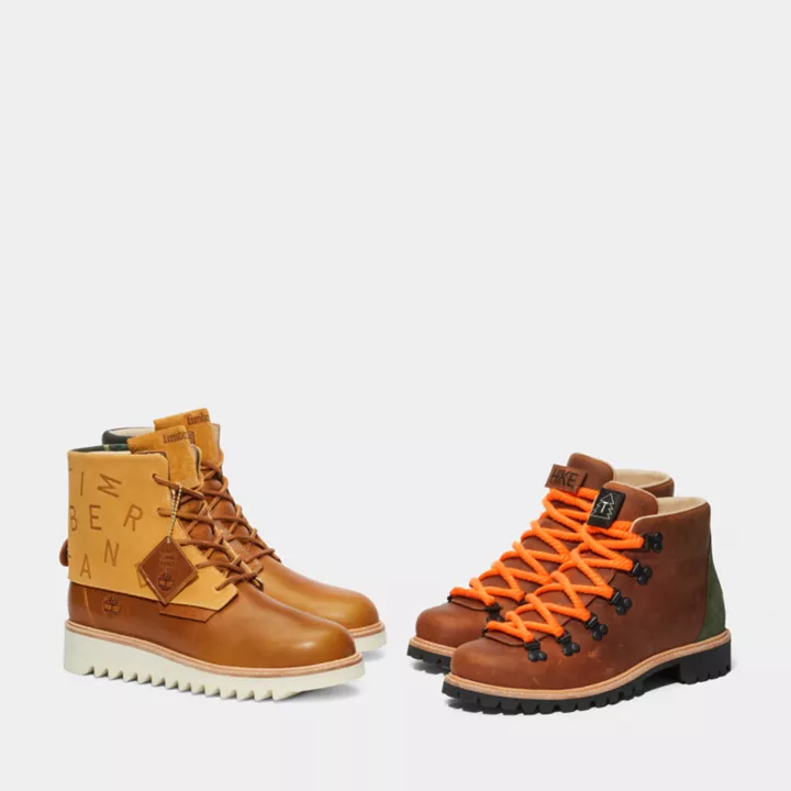 Chaussures de randonnée Timberland x Nina Chanel Abney 78 pour homme en marron clair