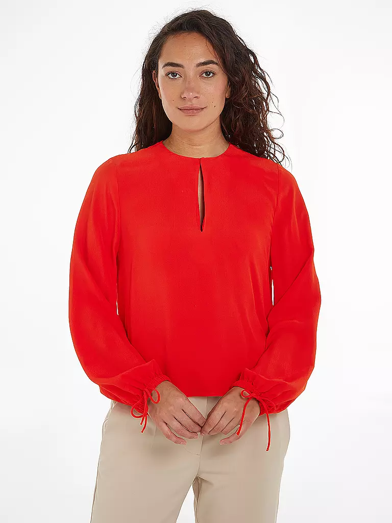 TOMMY HILFIGER Blusenshirt rot