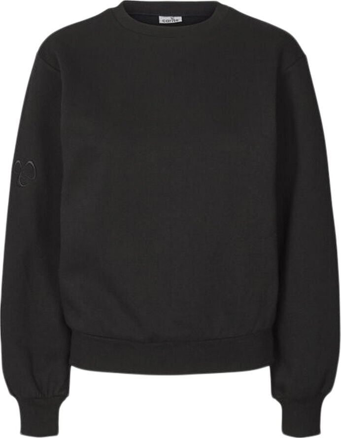 Carite Round Neck sweatshirt Sort