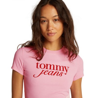 Tee-shirt à manches courtes femme Tjw Slim Essential Logo TOMMY HILFIGER