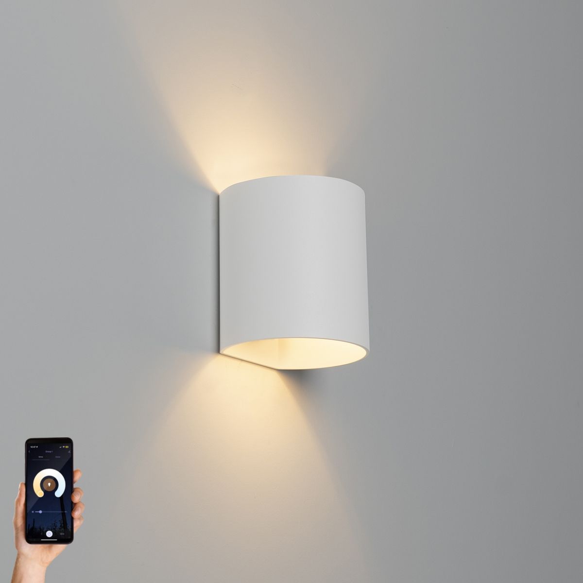 Smart wandlamp wit incl. Wifi G9 - Sabbio
