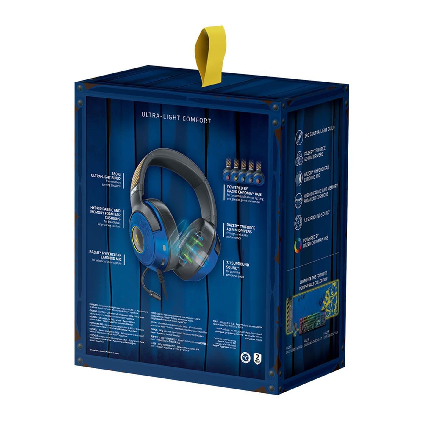 Razer GAME Kraken V3 X Fortnite Edition Wired PC Gaming Headset