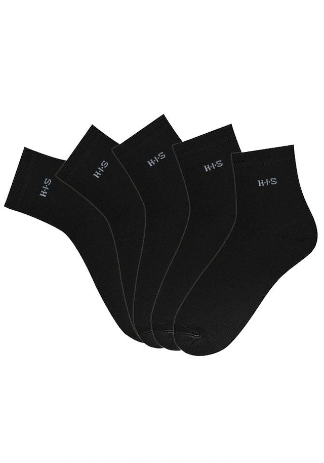H.I.S Kurzsocken Packung, 5 Stk. tlg. mit Bündchen über dem Knöchel