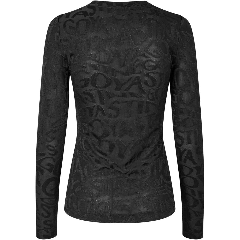 Stine Goya Elastic Long Sleeve Top, 2296 Logo Jersey