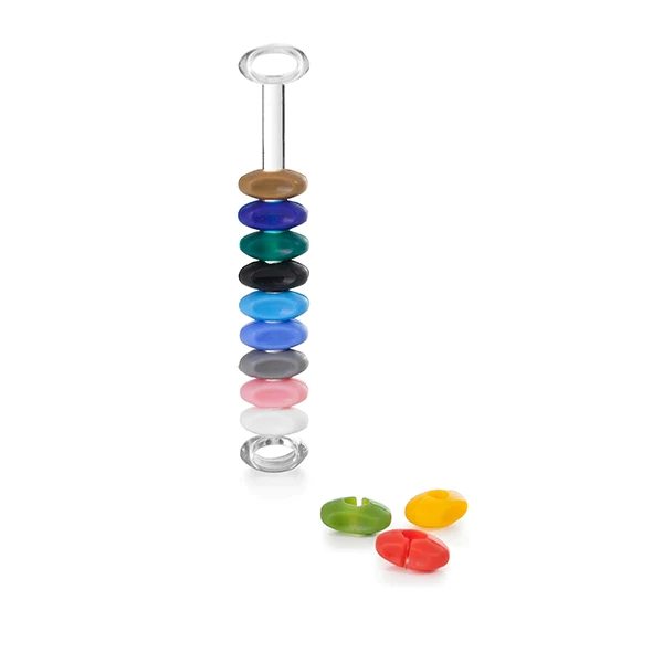 Set de 12 identificateurs de verres Ibili